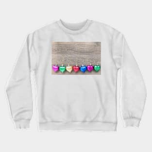 Coloured Hearts Crewneck Sweatshirt